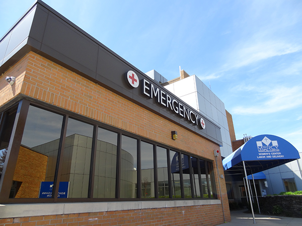 Mercy Medical Center external Emergency Department Pic